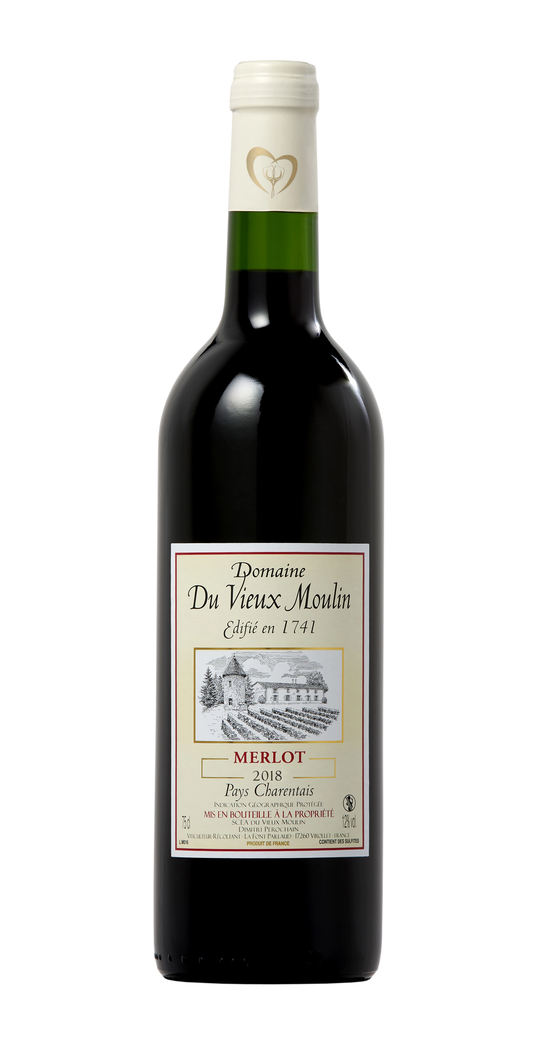 Vin rouge merlot